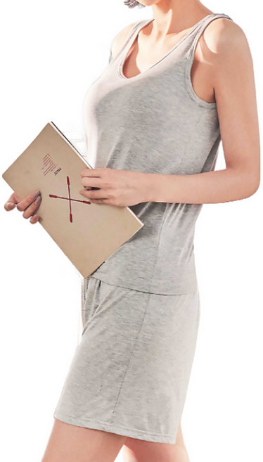 NEW FORCE 女款 莫代爾Bra背心短褲套裝