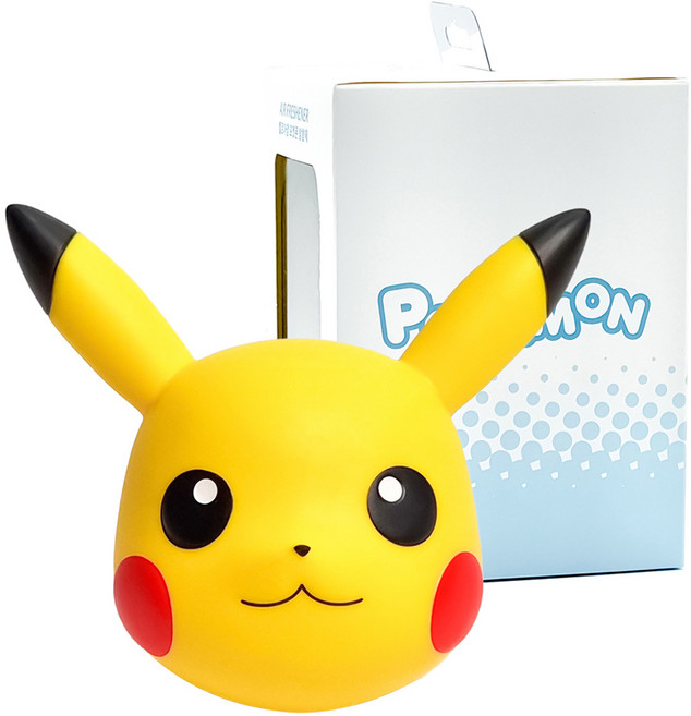 벨르아망 포켓몬 빅페이스 차량용 방향제 본품 피카츄 + 에어도넛 리필 세트, 1개, 블랙체리