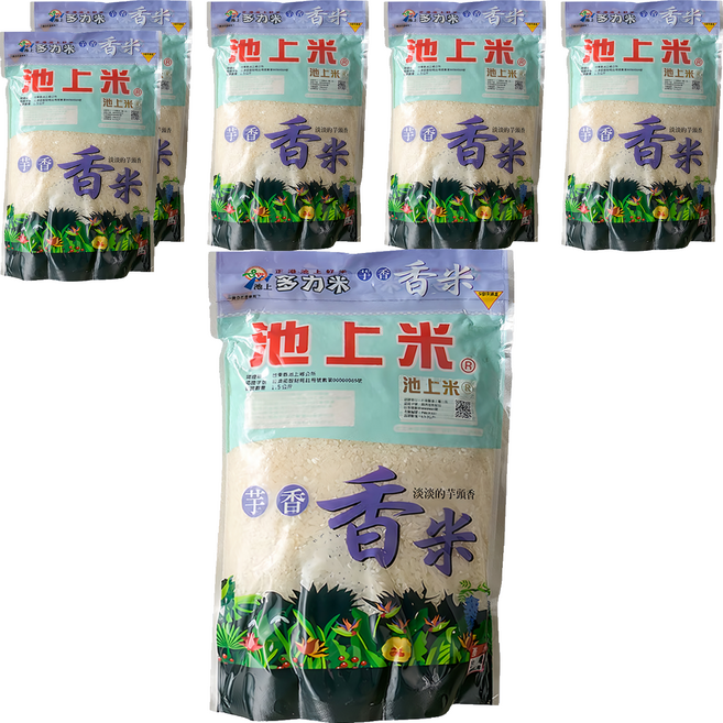 池上多力米 芋香米, 1.5kg, 6袋, CNS一等米