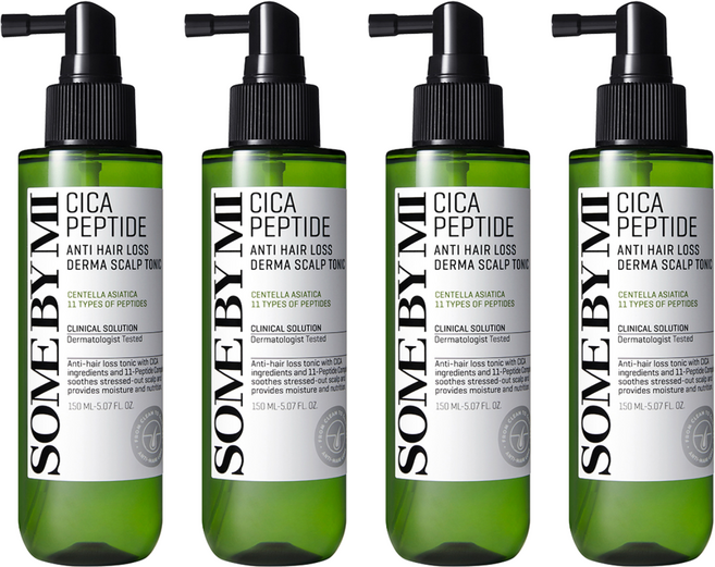 썸바이미 시카 펩타이드 안티 헤어로스 더마 스칼프 토닉, 150ml, 4개