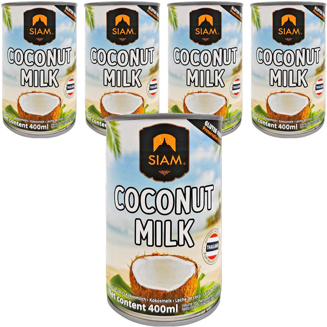 SIAM 椰奶, 400ml, 5罐