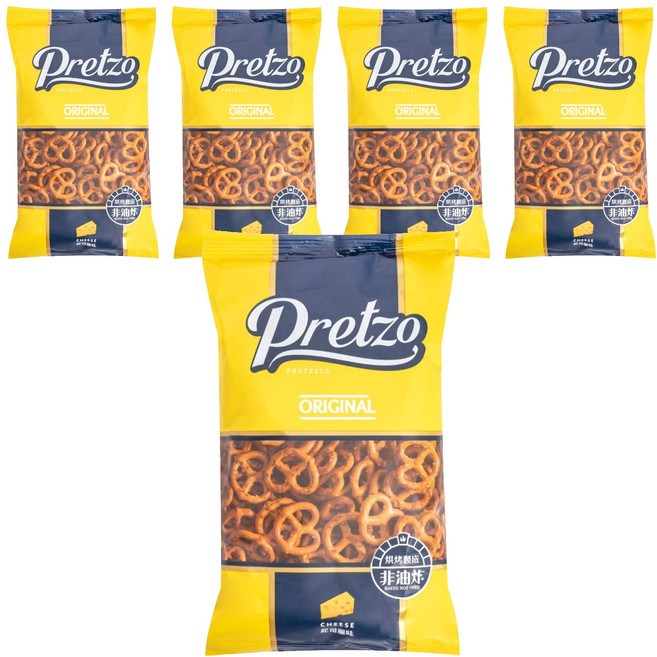 不囉嗦 起司風味 蝴蝶餅, 125g, 5包