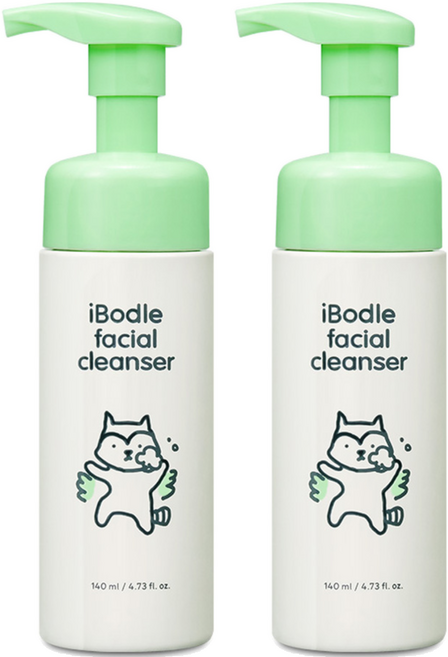 아이보들 페이셜 클렌저, 2개, 140ml