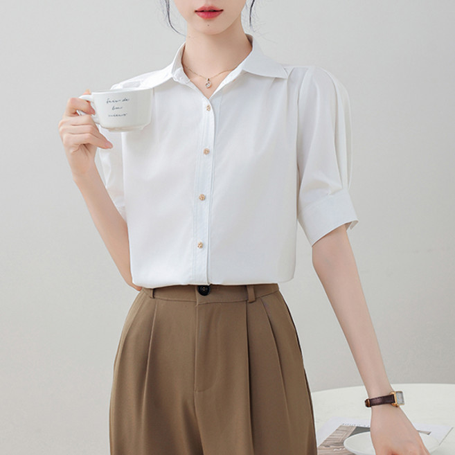 루나걸 여성용 소레로안 반팔 셔츠 L26SMST022026