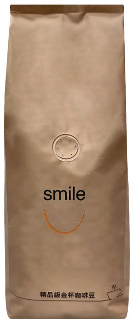 smile coffee 微笑咖啡 精品級金杯咖啡豆 冬日, 咖啡豆(無研磨), 450g, 1包