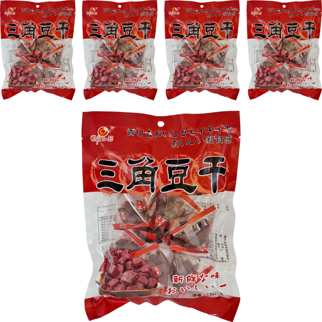 Chiao-E 巧益 三角包豆干, 120g, 5包