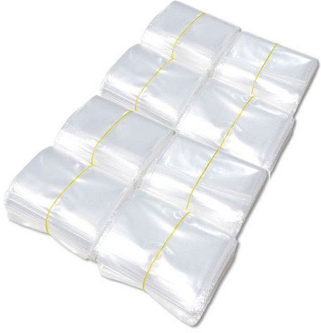 Green Vinyl 一般夾鏈袋, 6 x 13 cm, 1入, 2400個