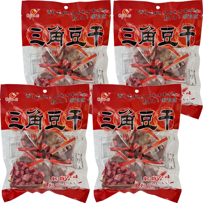 Chiao-E 巧益 三角包豆干, 120g, 4包