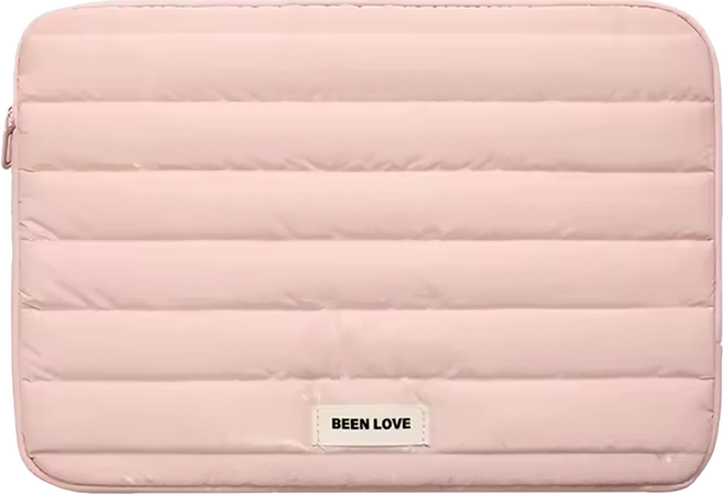 BEEN LOVE 星輝太空亮彩手提電腦包, 粉色, 1個