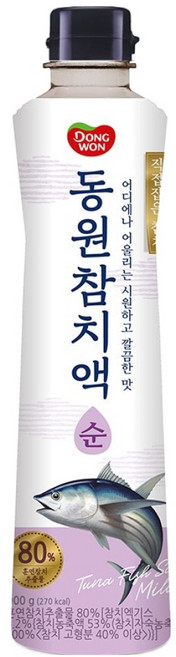 동원 참치액 순, 900g, 1개