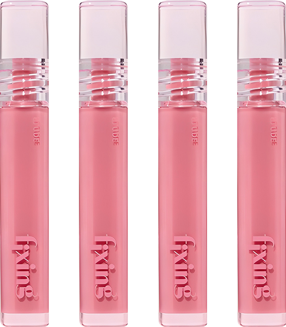 ETUDE 水光持色唇釉, 02 柔和粉紅, 4個