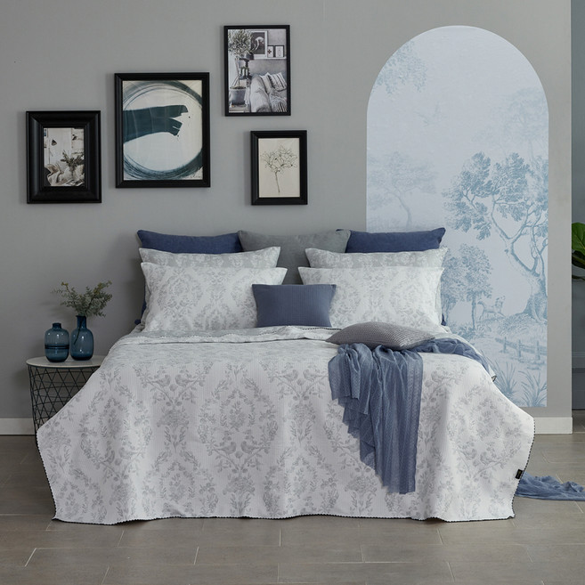 박홍근홈패션 로리타 냉감 누비이불 패드 베개커버 세트