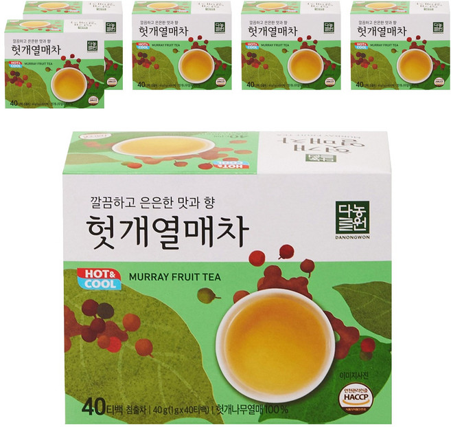 다농원 헛개열매차 티백, 1g, 40개입, 6개