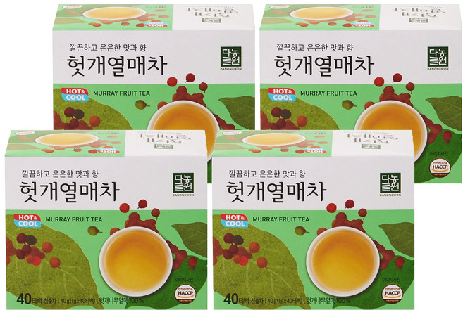 Danongwon 枳椇果茶茶包, 1g, 40入, 4個