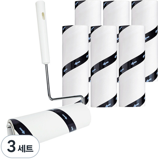 아이리스 테이프클리너 본품 + 리필 90회 6p 세트, 3세트