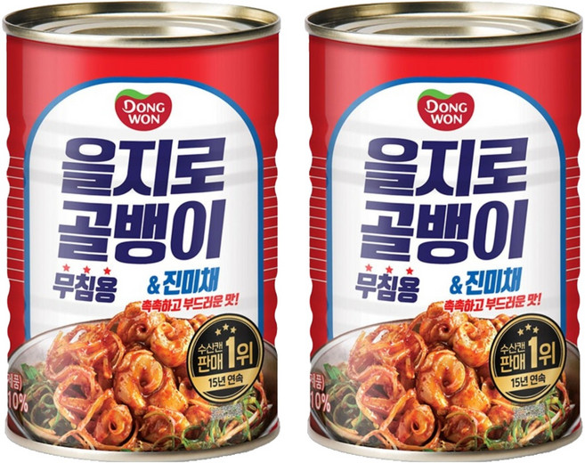 동원 을지로 골뱅이, 300g, 2개