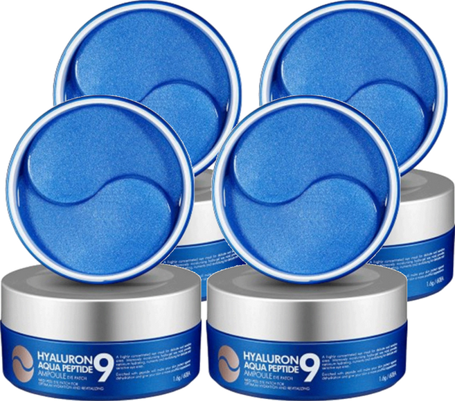 메디필 히알루론 아쿠아 펩타이드9 앰플 아이패치, 60개입, 4개