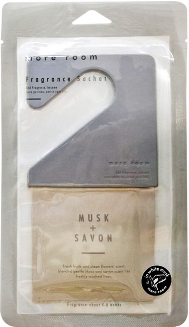 more room 衣物香氛掛袋, 120g, 1包, Musk + Savon