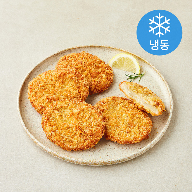 하늘푸드 닭다리살 치킨까스 10입 (냉동), 600g, 1팩