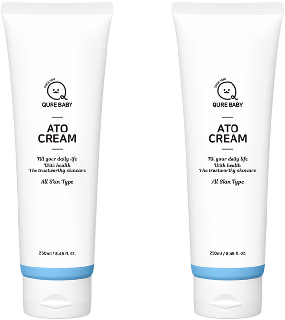 큐어베이비 아토 크림, 2개, 250ml