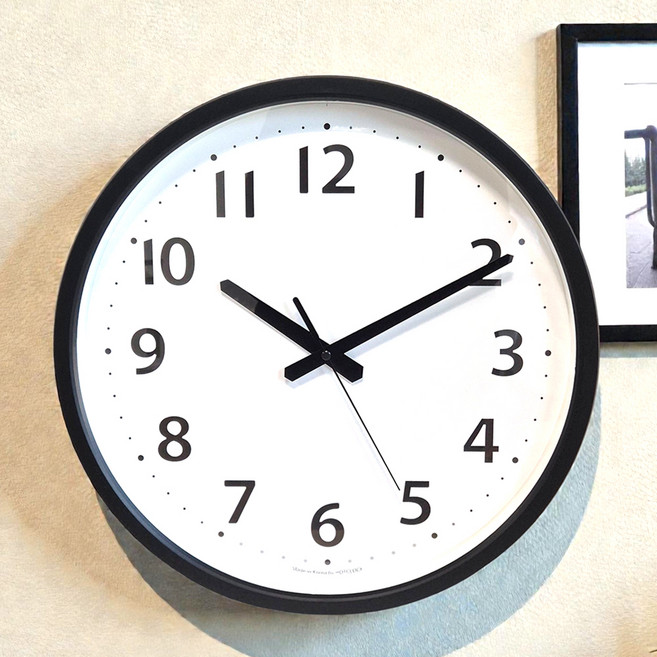 핫클락 모던라운드 무소음 벽시계 B type 40cm, B형
