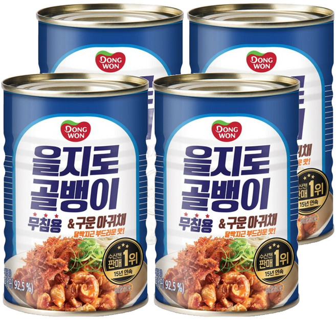 동원 을지로골뱅이 앤 구운아귀채, 300g, 4개