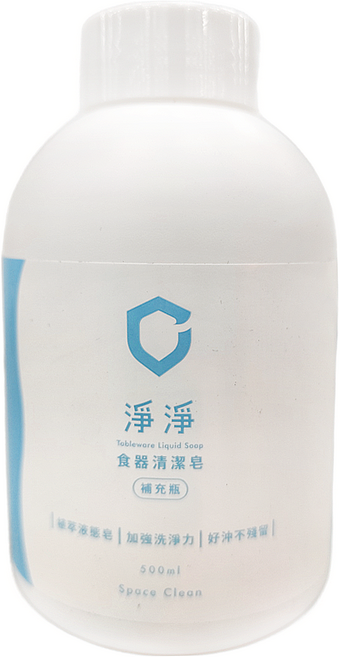 Clean Clean 淨淨 食器清潔皂 補充瓶, 1瓶, 500ml