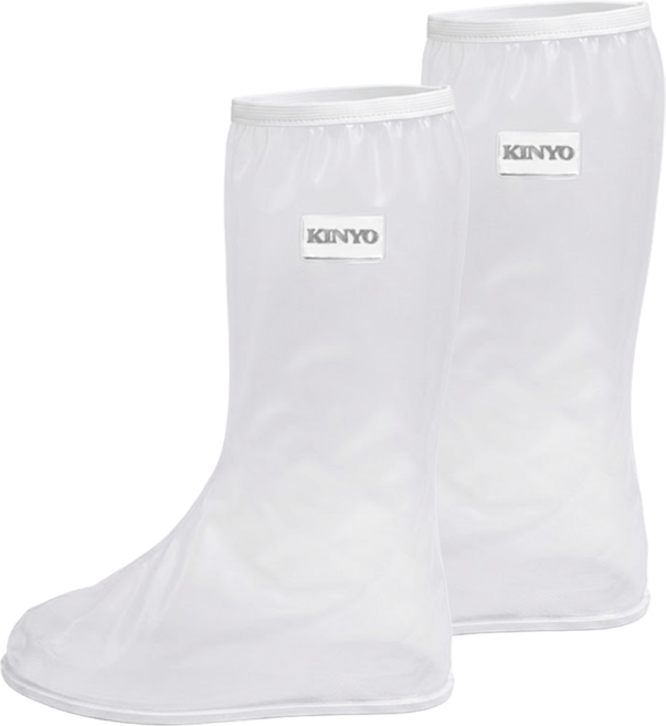 Kinyo 磨砂白防雨鞋套 RAS-5730 XL, 透明, 1雙