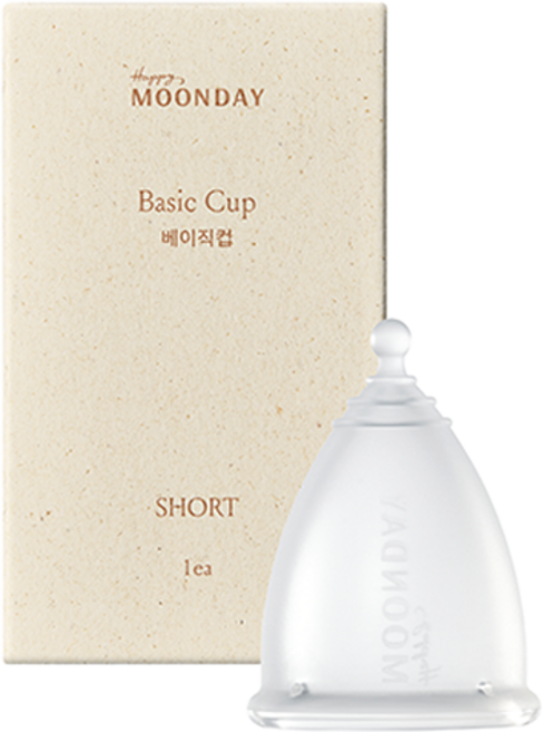 해피문데이 베이직 생리컵, 소형, 1개입, 1개