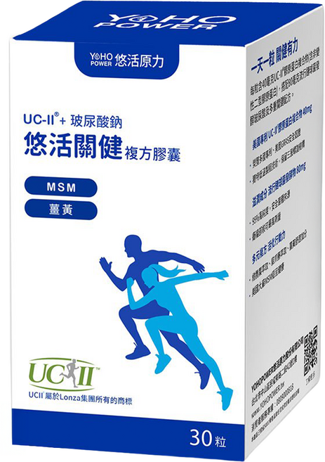 悠活原力 關健複方膠囊, 30顆, 430mg, 1盒