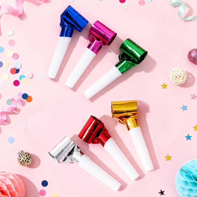 파티쇼 파티코끼리나팔 6종, 혼합색상, 4세트