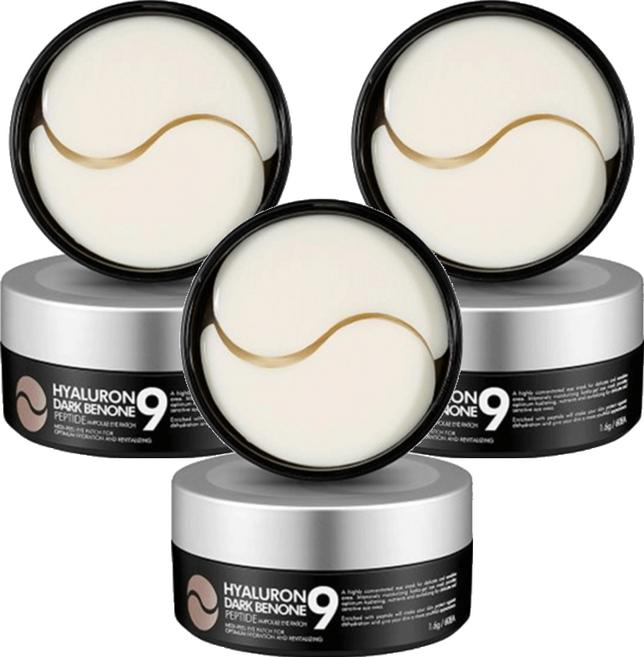 메디필 히알루론 다크베논 펩타이드9 앰플 아이패치, 60개입, 3개