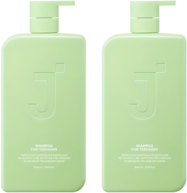 제이숲 청소년 샴푸, 1L, 2개