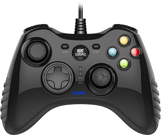 조이트론 EX SQUAD PC 게임패드, 1개, JTPC-121(블랙)