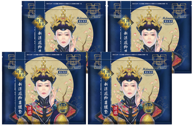 Mdmmd. 明洞國際 後宮涼感系列 新涼感抑菌護墊, 15cm, 20片, 4包