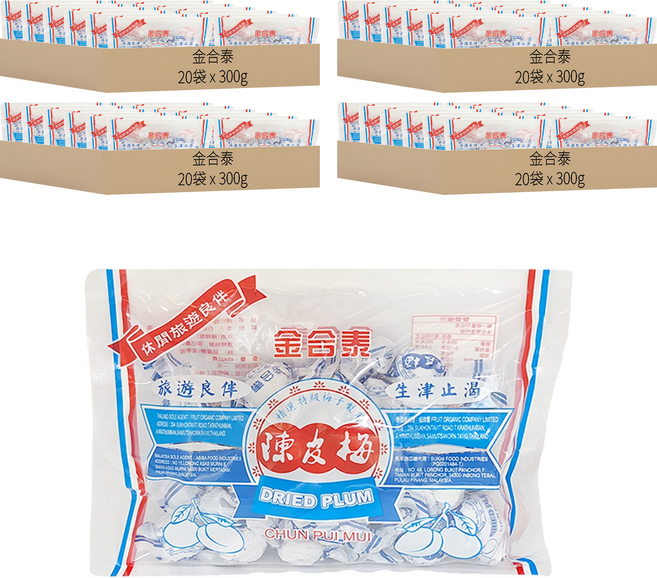 金合泰 陳皮梅, 300g, 80袋