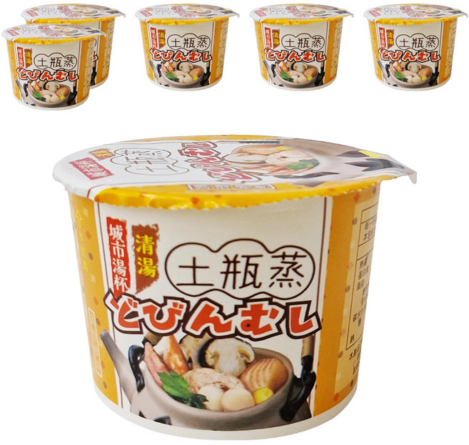CITYSOUP 城市湯杯 清湯土瓶蒸, 10g, 6個