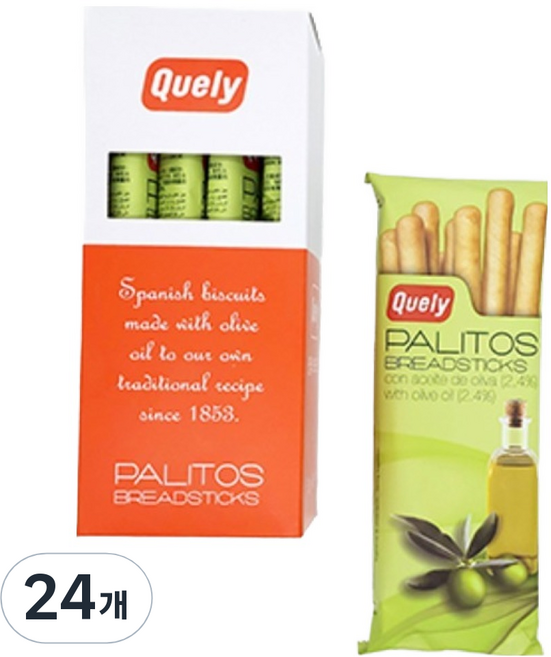 퀼리 오리지널 브래드스틱, 50g, 24개