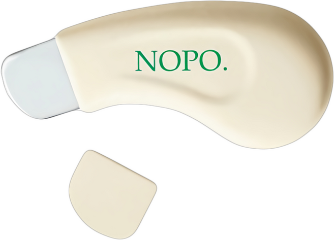 【COGIT】NOPO. 毛孔清潔粉刺擠壓器 ABS樹脂 不鏽鋼, 淡黃色