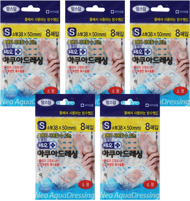 맘스덤 네오 아쿠아 드레싱, 8개입, 5개