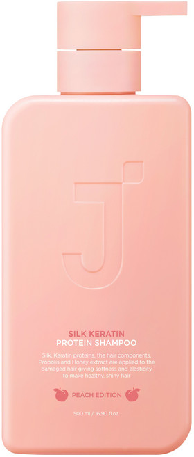 제이숲 실크 케라틴 단백질 샴푸 피치 에디션, 500ml, 1개