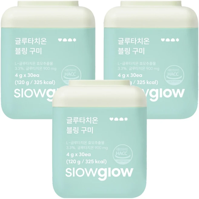 슬로우글로우 글루타치온 블링 구미, 3개, 30정 - 쿠팡