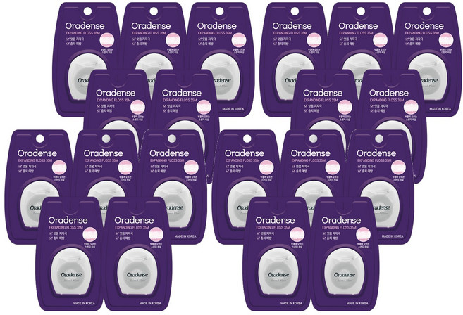 오라덴스 스펀지 치실, 1개입, 20개