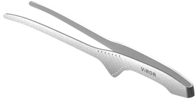 비로르 스테인리스 304 캠핑 스텐 요리 핀셋 주방 고기 집게, 실버, 1개