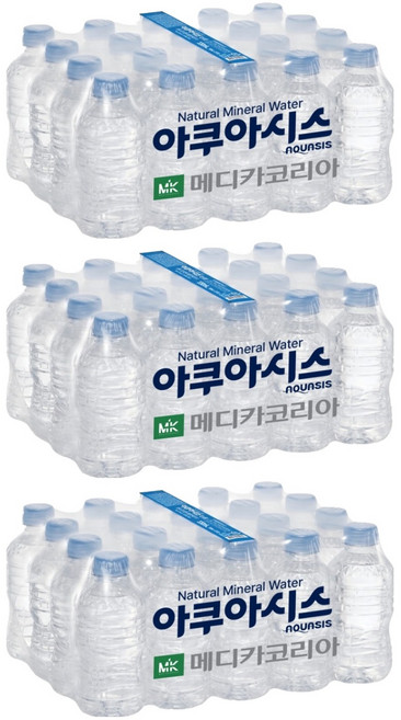 아쿠아시스 무라벨, 330ml, 60개