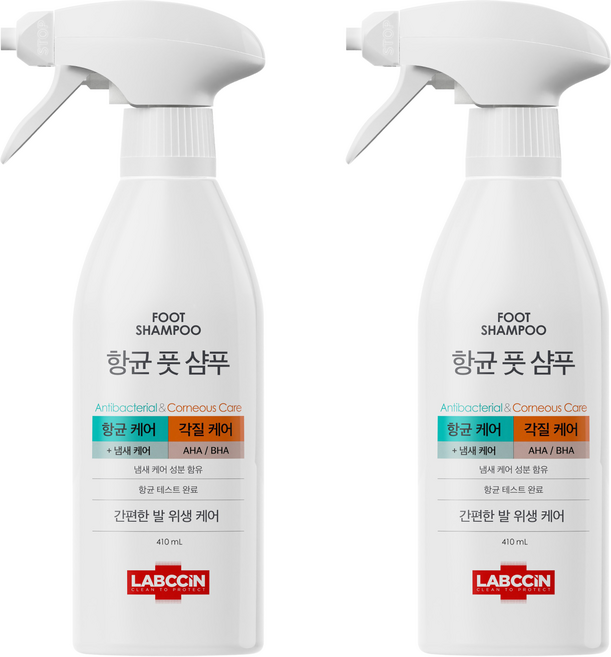 항균 풋샴푸 by 랩신, 1개입, 2개, 410ml