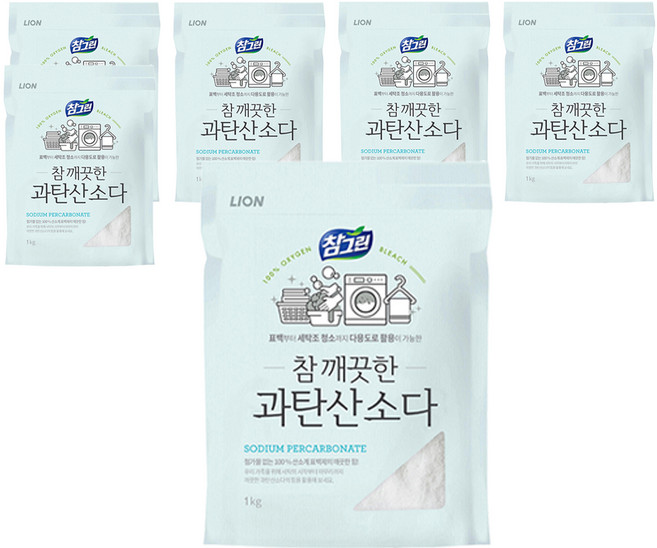Chamgreen 過碳酸鈉蘇打粉 無香, 1kg, 6包