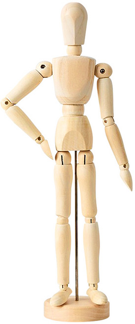 스토리빙 원목 구관 목각인형, 1개