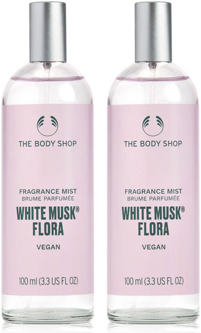 더바디샵 화이트 머스크 플로라 후레그런스 미스트, 100ml, 2개