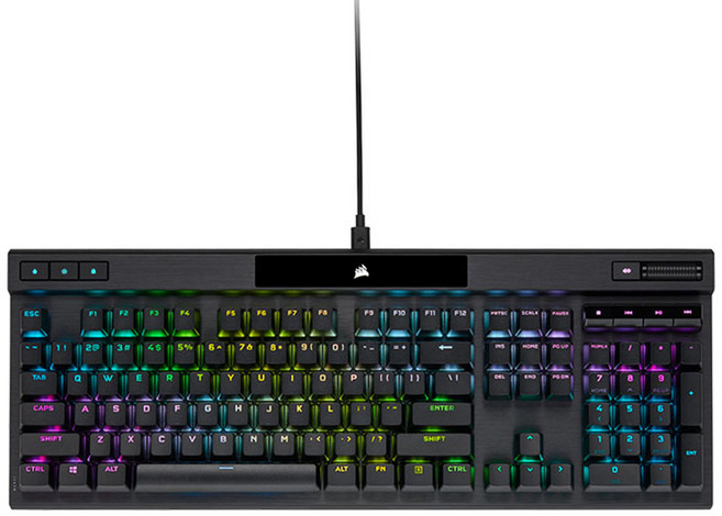 커세어 K70 RGB PRO 게이밍 기계식 유선 키보드, 블랙, RGP0125, 은축